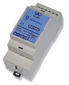 Диммер DD10V используется для управления устройствами с входным напряжениям 0 - 10 В. Подключается к модулю управления диммерами DDIM01. 